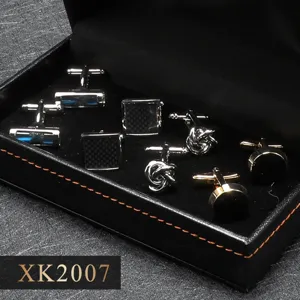 Gemelos Franceses para Hombre de Aleación Negocios Traje Camisa Puños Lujosos Gemelos de Metal Regalo de Moda Elegante