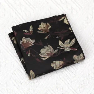 Heren vintage bloemen pochet formeel zakelijk pak huwelijk borstzak accessoire stijlvol