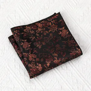 Heren vintage bloemen pochet voor pak zakdoek formele bruiloft detail weergave