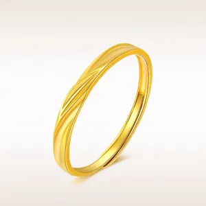 Gold Open Ring Couple Rings Minimalist Geometric Jewelry Fashion Accessories For Women Men