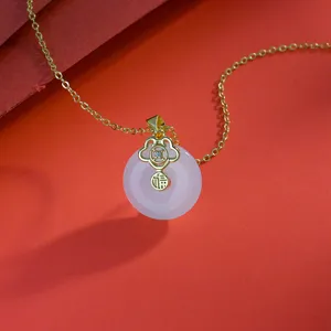 Elegante Koperen Strass Bloem Hanger Ketting Vergulde Botanische Ketting Voor Dames Dagelijks Casual Sieraden Cadeau