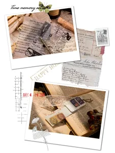 Vintage set ylikon scrapbooking retro charti dantela etiketes imerologio grafikiyli kit