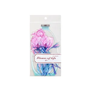 PET Blumen Aufkleber Set dekorative Tagebuch Scrapbooking botanische Schreibwaren 10+1 Stk