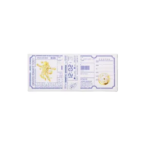 Vintage gold stamped ticket memo pad astronaut creative material paper stationery set