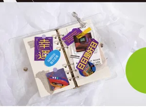 Ins style journal decorative cards material paper phone case stickers set aesthetic retro style