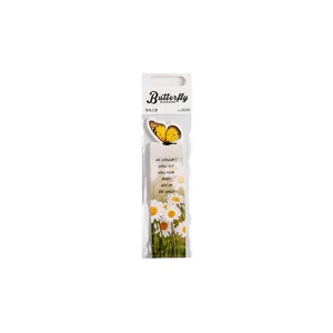 Beautiful day butterfly daisy 3d bookmark creative reading page marker stationery gift clip