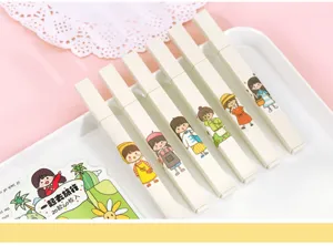 Süßes Cartoon Mädchen Washi Sticker Set und ästhetisches Briefpapier für Tagebuch DIY