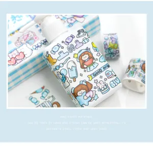 Set Confezione Regalo Nastro Washi e Adesivo Creativo Materiale Conto a Mano Nastri