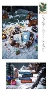 Noël mini notes autocollantes vintage journal collage matériel décoratif papier ensemble