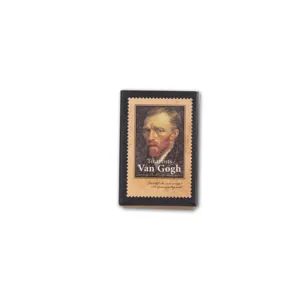 Retro Van Gogh artist series decorative sticky note card journal material vintage stamp design