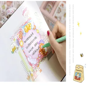Fruchtmärchen Serie Klebeband Aufkleber Geschenkbox Detailansicht für DIY Handkonto.