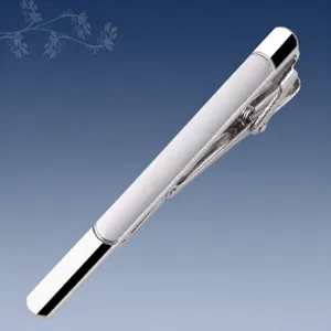 Alfiler de corbata de metal para hombre accesorio de traje formal vista detallada longitud 6.1cm