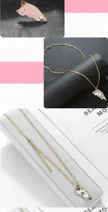 Collana con ciondolo gatto in lega, stile dolce e gioielli di moda per donne e ragazze ogni giorno.