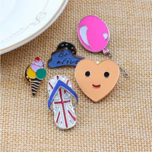 Enamel pins set cute cartoon brooches metal badges fashion accessories aesthetic gift
