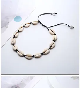 Collana choker con conchiglie artigianale stile hawaiano gioielli da spiaggia per donna