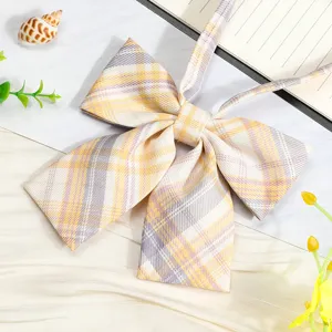 Japanese JK plaid ribbon bow tie for school uniform sailor shirt collar accessory sweet