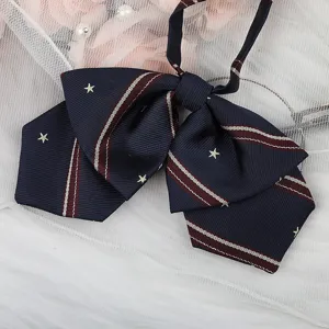 Dunkelblaue JK Uniform Schleife mit Streifen und Sternen, doppeltes Matrosen Band.