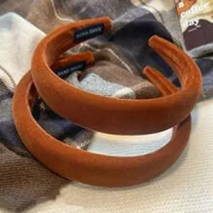 Breiter Samt Haarreif gepolstert für Damen, dicker Schwamm Haarreif, bequemes Haaraccessoire.