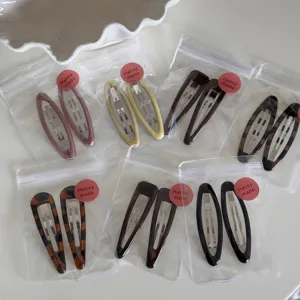 Damen Haarspangen Geometrisch Hohl Oval Tropfen Dreieck BB Haarnadeln Süß Niedlich Tägliche Haaraccessoires Styling-Werkzeuge