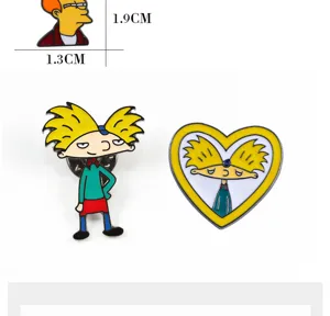 Cartoon anime enamel pin badge cute metal brooch accessories for clothes bags hats decor