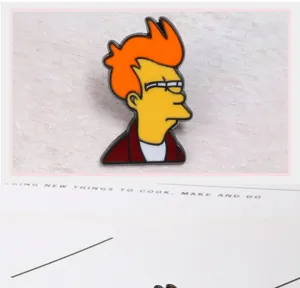 Cartoon anime enamel pin badge, funny character metal brooch for clothes and bags accessories.