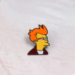 Cute anime cartoon metal enamel brooch pin badge for clothes hats bags accessories.