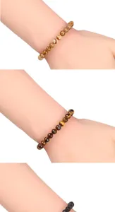 Natural stone bead bracelet stack 6mm gemstone beaded wrist chain for women men jewelry