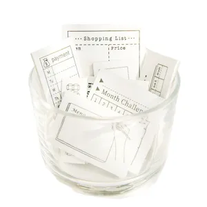 Momo foam stamp set for daily memo management and DIY journal planning, 3 pieces.