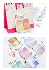 Farbverlauf Index Haftnotizen kreative DIY Memo Notizen Set 60 Blatt Detailansicht