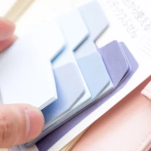 Farbverlauf Index Haftnotizen fur DIY Tagebucher, Notizen und effiziente Markierungen.