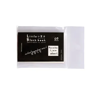 Mini carnet noir retro materiel papier notes 60 feuilles bloc memo papeterie lot