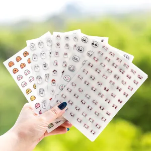 Cute Cartoon Expression Stickers Aesthetic Decorative Stationery Stickers For Journaling Scrapbooking Diary Planner