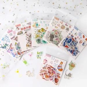 Mr Paper Heartbeat Series Πακέτο Αυτοκόλλητων Χαρτιού Washi 40 Τεμ Δημιουργικό Υλικό Scrapbook DIY Ρετρό Διακοσμητικά Αυτοκόλλητα