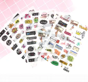 SANS pegatinas washi lindas divisor Tokyo Story pegatinas decorativas de planificador 5