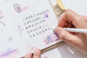 Cute cartoon cherry blossom decorative stickers, watercolor planner diary journaling DIY art supplies.