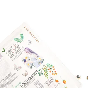 SANS Hoja de pegatinas Washi Tokyo Story DIY Diario Planificador Decorativo 5uds