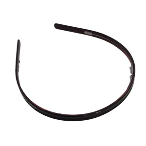 Classic dark hair hoop stylish non-slip hair accessory daily wear comfortable design for women
