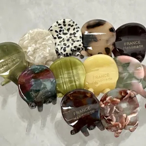 Mini pinces à cheveux en acétate jolies petites pinces mignonnes accessoires pour frange