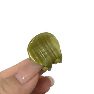 Mini pince à cheveux en acétate, jolie petite pince griffe pour frange et coiffure quotidienne.