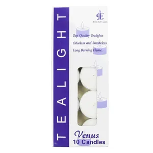 Velas De Té Blancas Velas De Cera De Parafina Sin Humo Para Aromaterapia Horno De Té Decoración De Fiesta En El Hogar