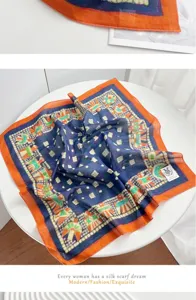 Classic cotton square scarf with vibrant paisley and plaid pattern for women and men styling.