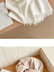 Pure wool winter scarf with fringe design, soft, warm, cozy, and stylish everyday neckwear.