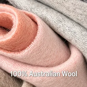 100% pure wool scarf for winter warm soft knitted dual-side fashion neck wrap gift