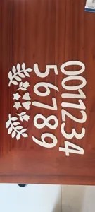 Wooden number and shape cutouts for baby monthly milestone photography and birthday party decor.