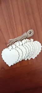 Ξύλινες φέτες φύλλου σφενδάμου κενές DIY χειροτεχνίες διακόσμηση με σπάγκο για το σπίτι