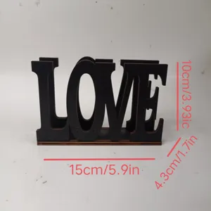 Portatovaglioli LOVE in legno organizer per fazzoletti da scrivania stile nordico 1 pz
