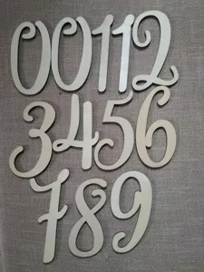 Set de accesorios de fotografía con números de hito de madera, ideal para decoración de recién nacidos.