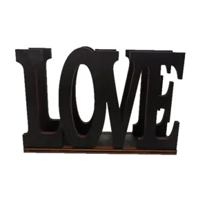 Portatovaglioli LOVE in legno stile nordico scatola portaoggetti per la tavola casa hotel