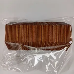 Sous-bains hexagonaux en bois DIY pièces en bois brut empilées lot de bricolage