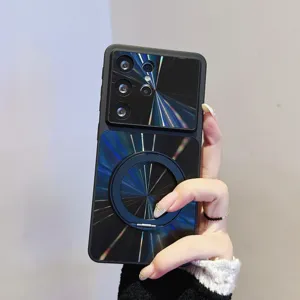 Μαγνητική θήκη τηλεφώνου για Samsung S26 Ultra με περιστρεφόμενη βάση δακτυλίου 360 μοιρών